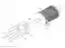 Fig. 01 - Removable lighted rotatable dog tether