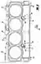 Fig. 04 - Cylinder head gasket with integral filter element