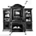 Fig. 01 - Fireplace and entertainment assembly