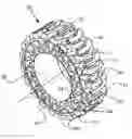 Fig. 01 - Solid suspended work machine tire