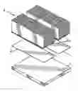 Fig. 01 - Folded fin heat sink assembly