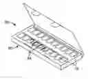 Fig. 01 - Packaged orthodontic assembly with adhesive precoated appliances