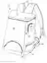 Fig. 01 - Backpack with insulated beverage pocket
