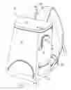 Fig. 02 - Backpack with insulated beverage pocket