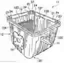 Fig. 01 - Lid attaching mechanism with camming unit for thin-plate supporting container