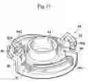 Fig. 10 - Lid attaching mechanism with camming unit for thin-plate supporting container