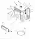 Fig. 01 - Cooling structure for oven door of microwave oven usable as pizza oven
