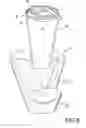Fig. 05 - Food container for use with a beverage receptacle