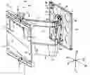 Fig. 01 - Adjustable, self-balancing flat panel display mounting system