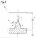 Fig. 10 - Electron emitting device with projection comprising base portion and electron emission portion