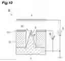 Fig. 11 - Electron emitting device with projection comprising base portion and electron emission portion