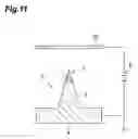 Fig. 12 - Electron emitting device with projection comprising base portion and electron emission portion