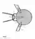 Fig. 07 - Rope tensioning device for three-dimensional nets of three-dimensional frameworks