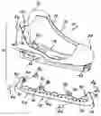 Fig. 01 - Goalie skate protective shell with removable blade
