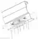 Fig. 08 - Adjustable door strike plate and assembly