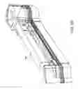 Fig. 43 - Printhead configuration having acutely aligned nozzle actuators