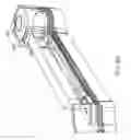 Fig. 45 - Printhead configuration having acutely aligned nozzle actuators