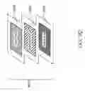 Fig. 67 - Printhead configuration having acutely aligned nozzle actuators