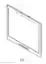 Fig. 02 - Display frame structure mounting arrangement