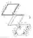 Fig. 03 - Display frame structure mounting arrangement