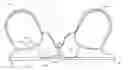 Fig. 01 - Circular knit bra having different areas of stretchability and method of making the same