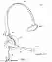 Fig. 02 - Wireless telephone headset built into eyeglasses