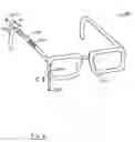 Fig. 06 - Wireless telephone headset built into eyeglasses