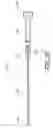 Fig. 07 - Guide pin for guiding instrumentation along a soft tissue tract to a point on the spine