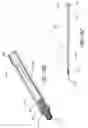 Fig. 35 - Guide pin for guiding instrumentation along a soft tissue tract to a point on the spine