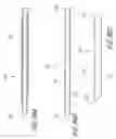 Fig. 45 - Guide pin for guiding instrumentation along a soft tissue tract to a point on the spine