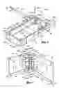 Fig. 02 - Bed base with corner connector, corner connector and kit