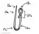Fig. 01 - Self-securing drapery hooks
