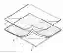 Fig. 01 - Ornamental panel with an adhesive layer