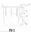 Fig. 03 - Memorial vase insert artificial flower and helium balloon holder