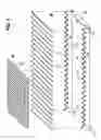 Fig. 02 - Variable pitch corrugated support sheet with accompanying support beam