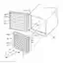 Fig. 01 - Deep filter element suitable for replacing a shallow filter element and having a support frame made from thin stock