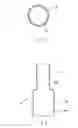 Fig. 05 - Structure of gas sensor designed to reduce mechanical damage to sensor element