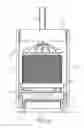 Fig. 03 - Horizontally positionable vertical wine press