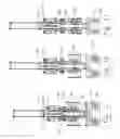 Fig. 08 - Double end servo scroll pattern attachment with single end repeat capability for tufting machine
