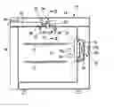 Fig. 01 - Heating cooker having a steam generating unit