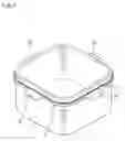 Fig. 02 - Non-plastic container for storing food