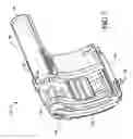 Fig. 08 - Closure plate lockout for a curved cutter stapler