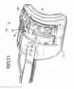 Fig. 22 - Closure plate lockout for a curved cutter stapler
