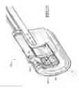 Fig. 25 - Closure plate lockout for a curved cutter stapler
