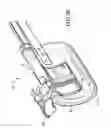 Fig. 26 - Closure plate lockout for a curved cutter stapler