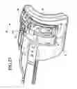 Fig. 22 - Knife retraction arm for a curved cutter stapler
