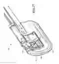 Fig. 25 - Knife retraction arm for a curved cutter stapler