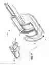 Fig. 27 - Knife retraction arm for a curved cutter stapler