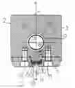 Fig. 01 - Device for spraying water jets with removable seal support
