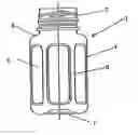 Fig. 01 - Biaxially oriented polyester container and method of manufacturing the container